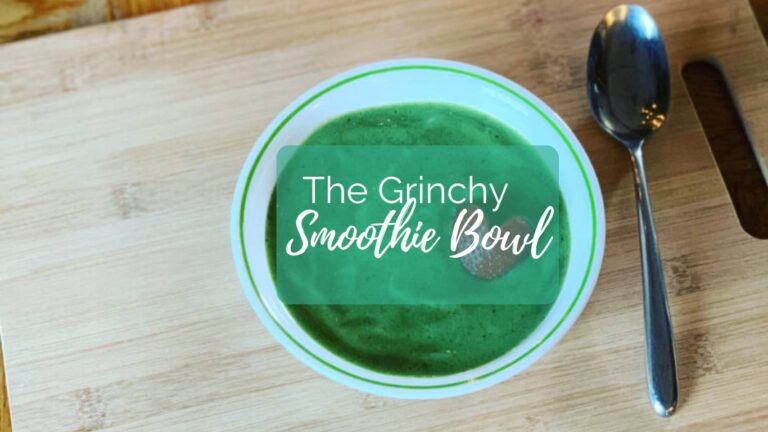 The Grinchy Smoothie Bowl
