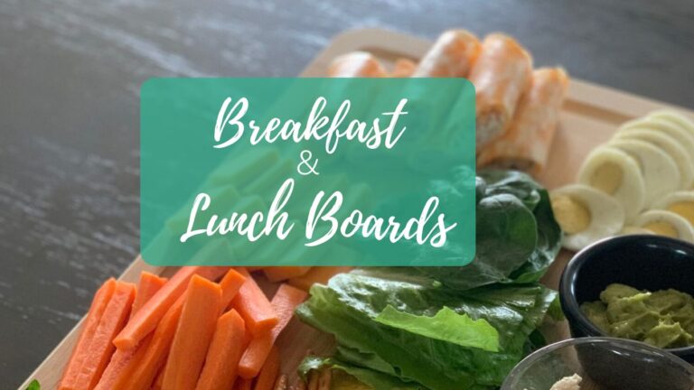 Breakfast and Lunch Boards