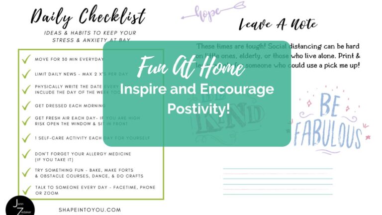 Fun At Home – Inspire and encourage postivity!